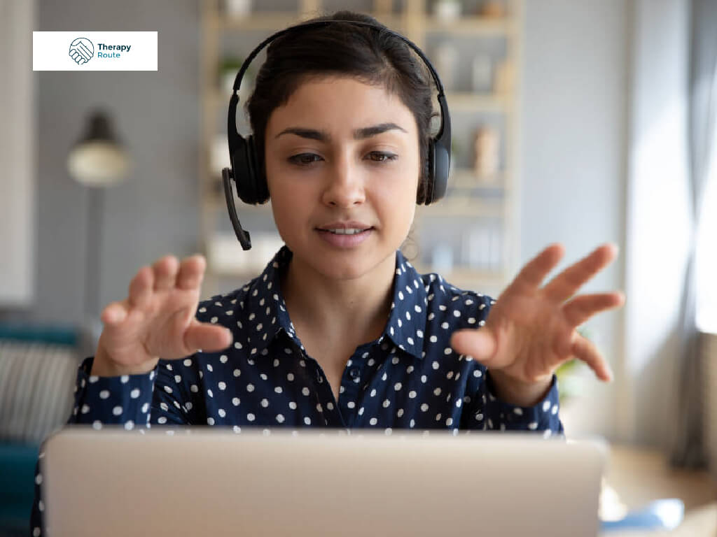 adapting to online therapy through Covid, written by Michael Kallenbach