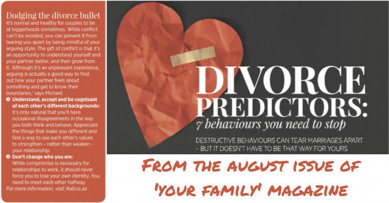 From the August issue of 'Your Family' cover