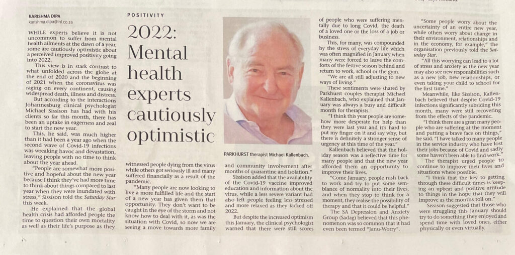 Saturday star January 15 article