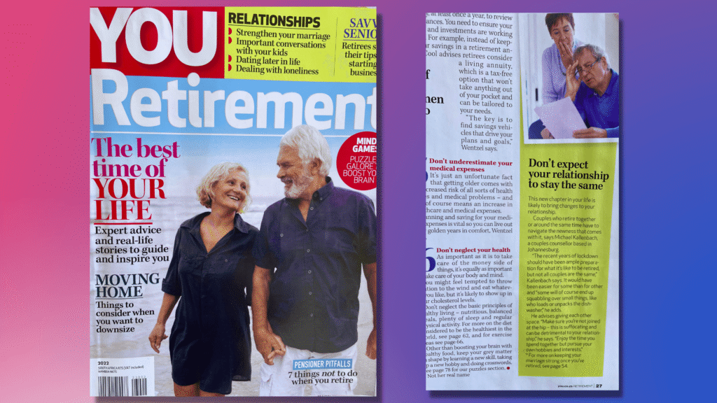 Michael Kallenbach featured in the You Retirement 2002 edition